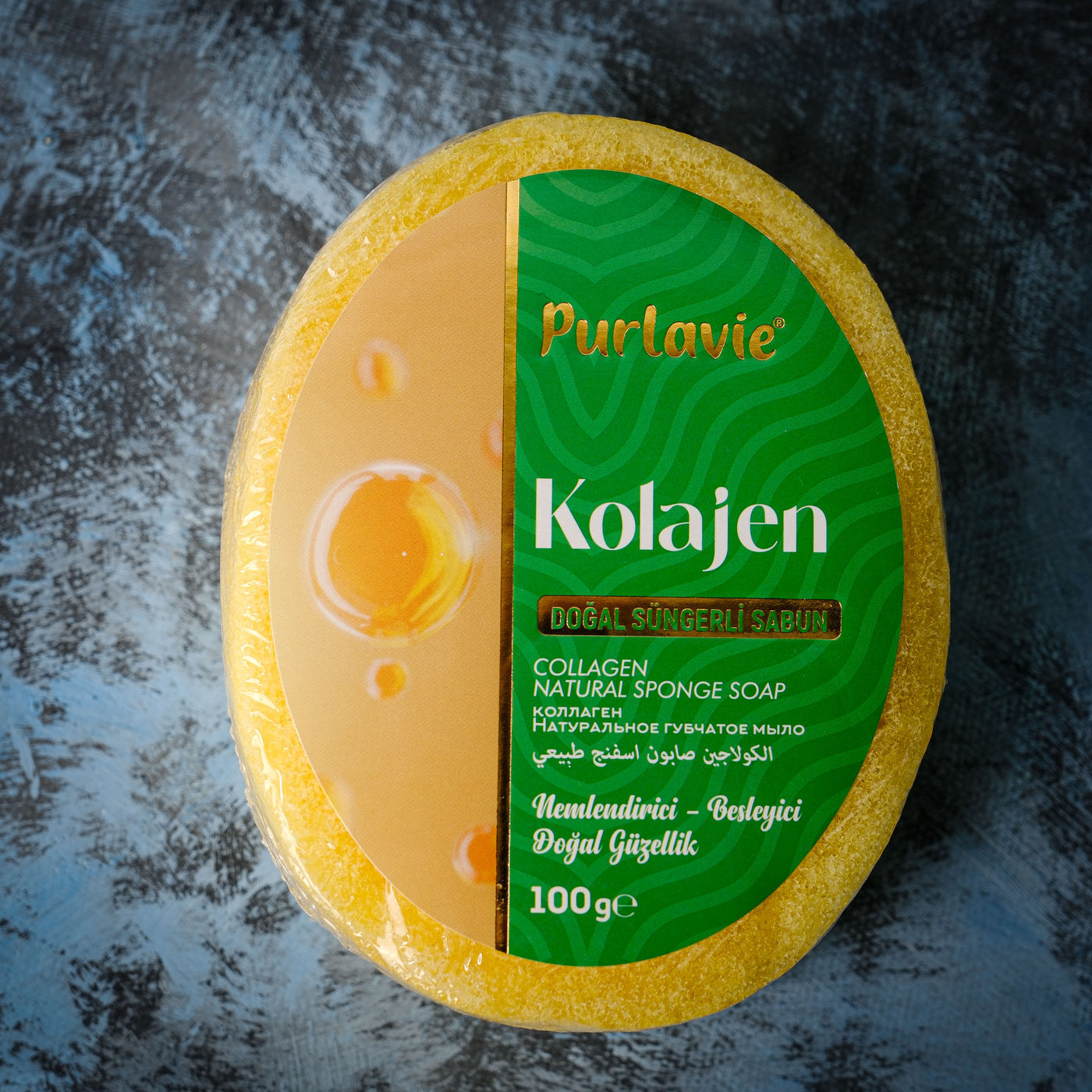 KOLEJENLİ SÜNGERLİ SABUN 500 GR