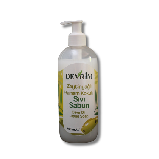 ZEYTİNYAĞLI HAMAM KOKULU SIVI SABUN 400 ML